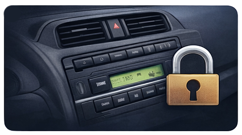 De ce se blochează radioul auto