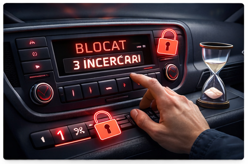 Radio blocat după 3 încercări